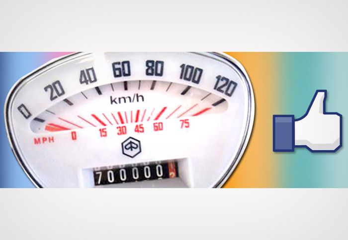 Η σελίδα της Vespa στο Facebook ξεπέρασε τα 700.000 Likes.
Η σελίδα της Vespa στο Facebook ξεπέρασε τα 700.000 Likes.